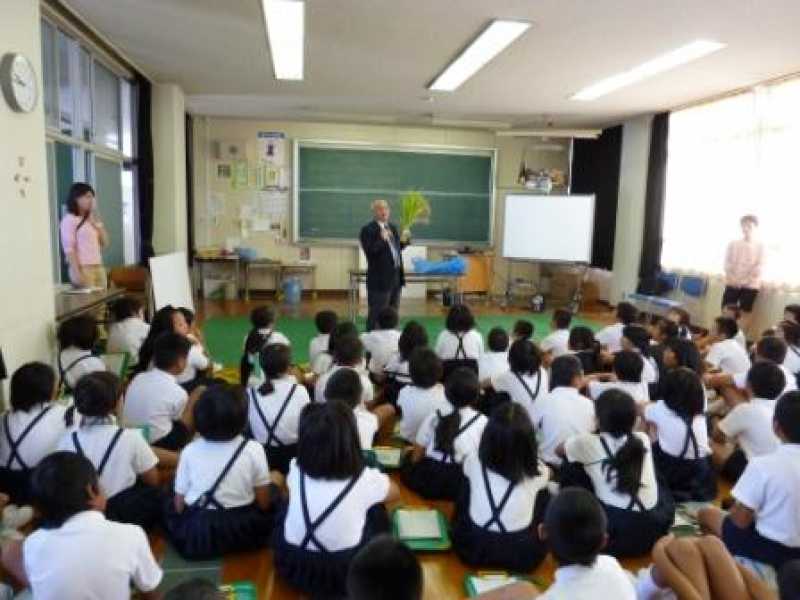 天満東小学校　疏水学習会