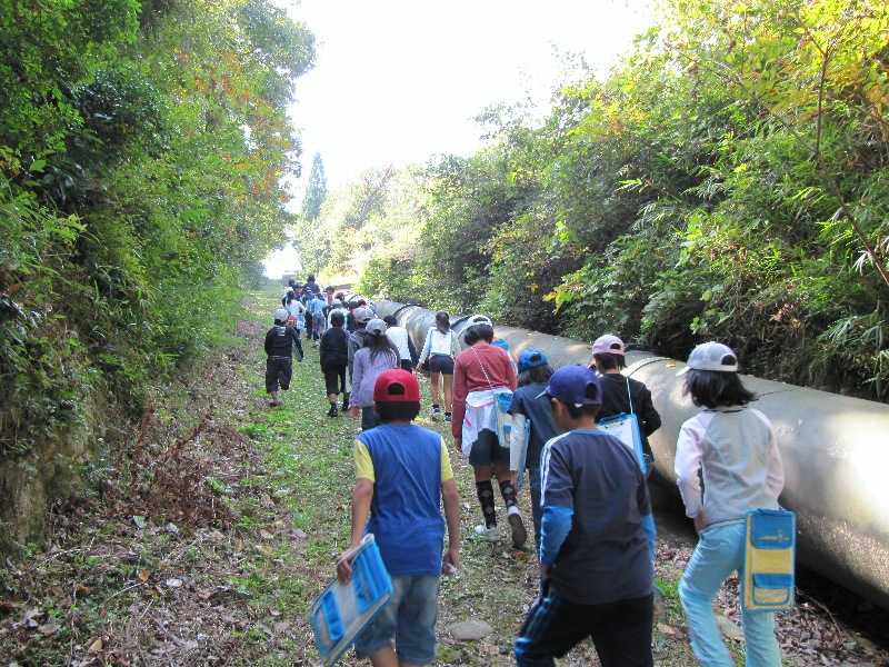 錦が丘小学校　疏水見学
