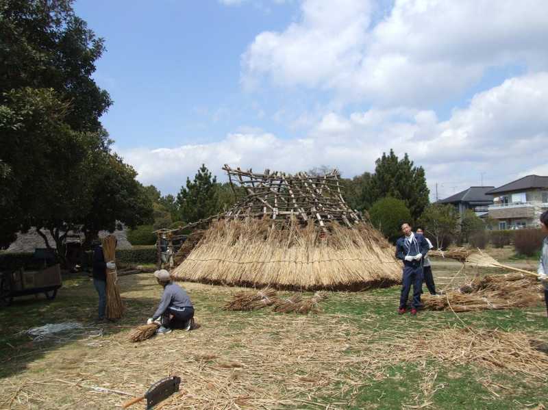 竪穴住居復元ＰＪ