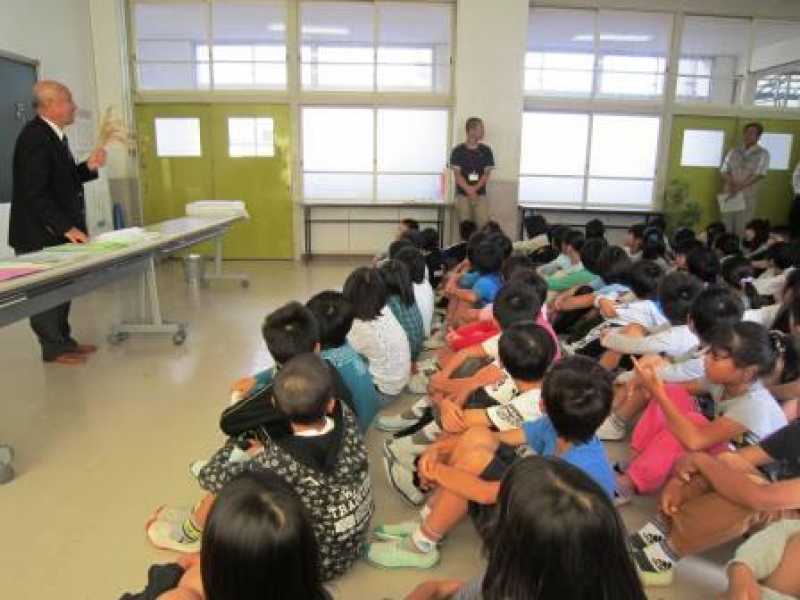 錦が丘小学校　疏水見学事前学習