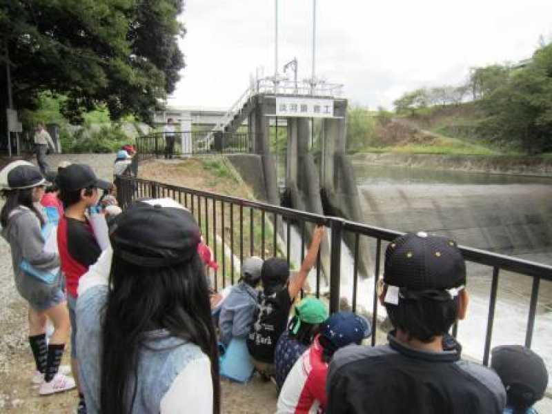 錦が丘小学校　疏水見学