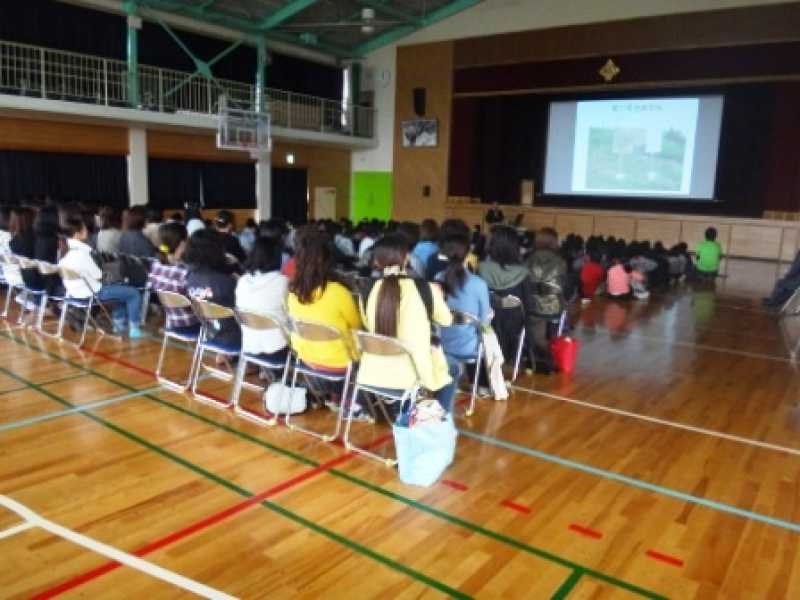 魚住小学校　水利施設学習