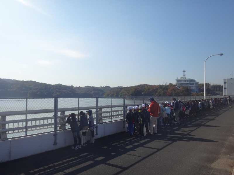 高丘西小学校　疏水見学