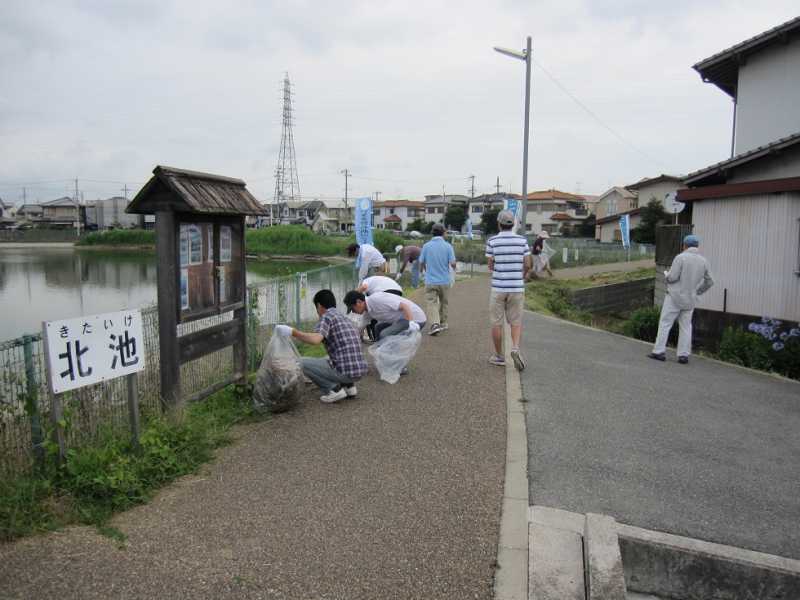 北池ため池クリーンキャンペーン