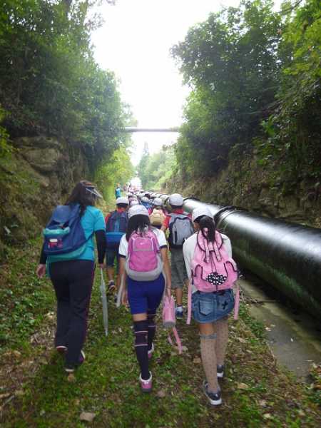 別所小学校　淡山疏水現地見学会
