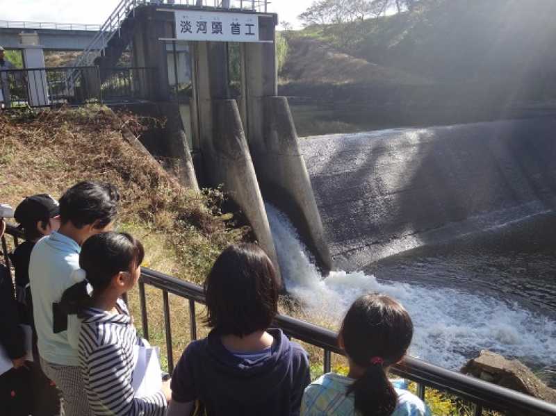 志染小学校＆淡河小学校　淡山疏水現地見学会