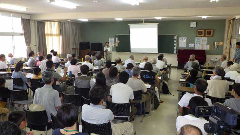 西島オニバス観察会