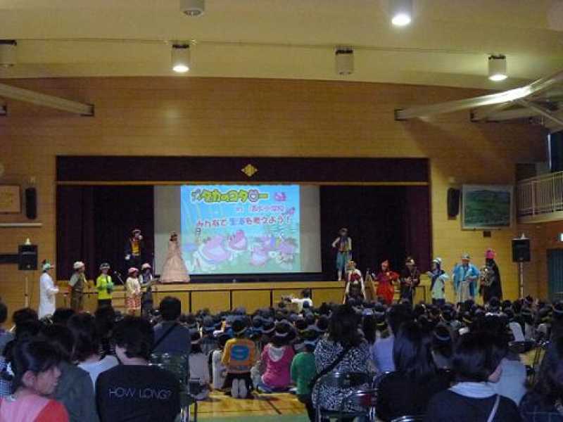 清水小学校メダカのコタロー公演